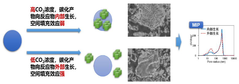 基于晶相形成机制的二氧化碳反应-传输深度矿化方案