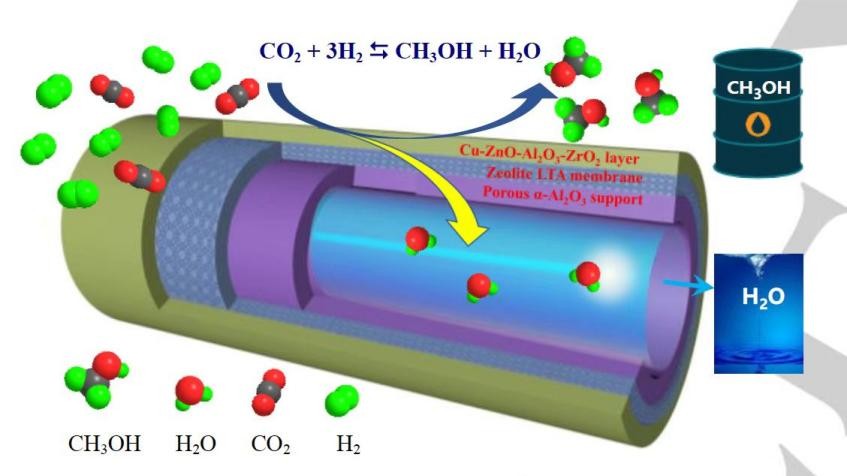 二氧化碳转化新型高效结构化整体式催化剂