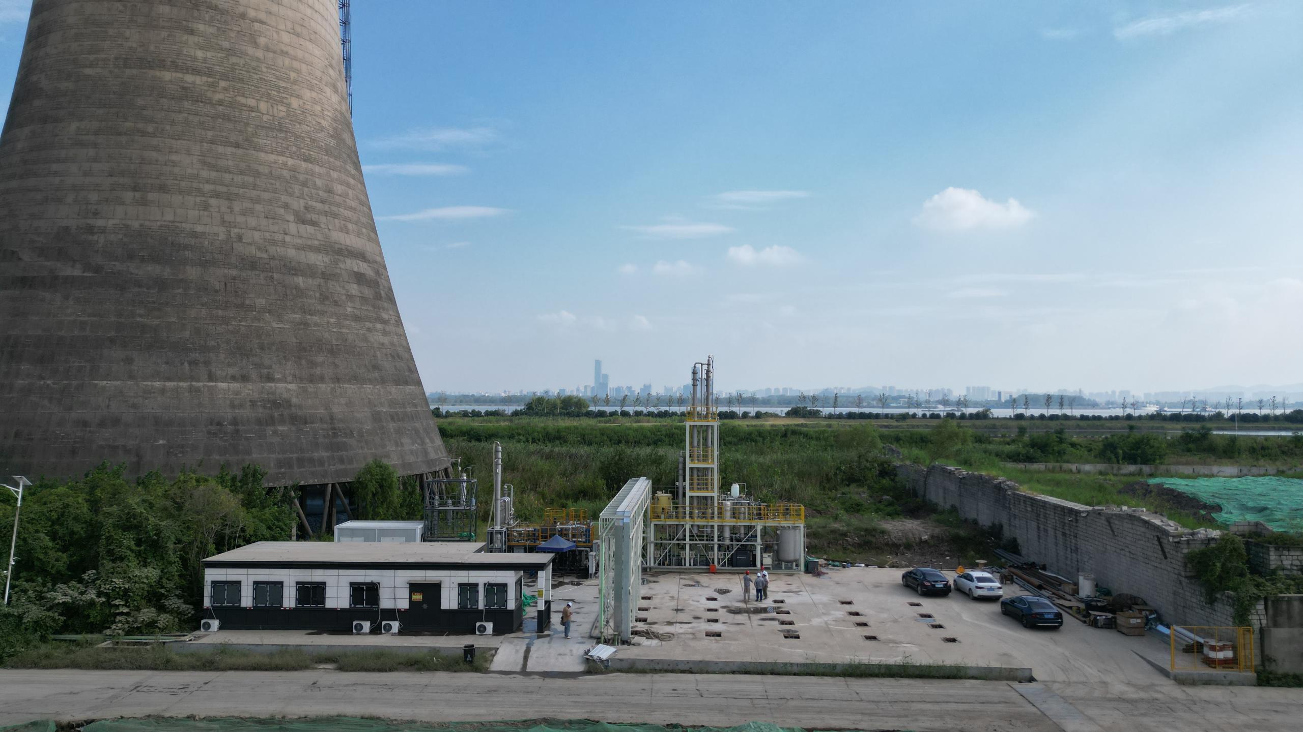 国内首个污泥发电厂燃烧后二氧化碳捕集纯化千吨级CCUS示范工程落地扬州